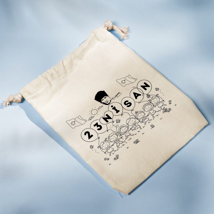 Boyanabilir Büzgülü Bez Kese