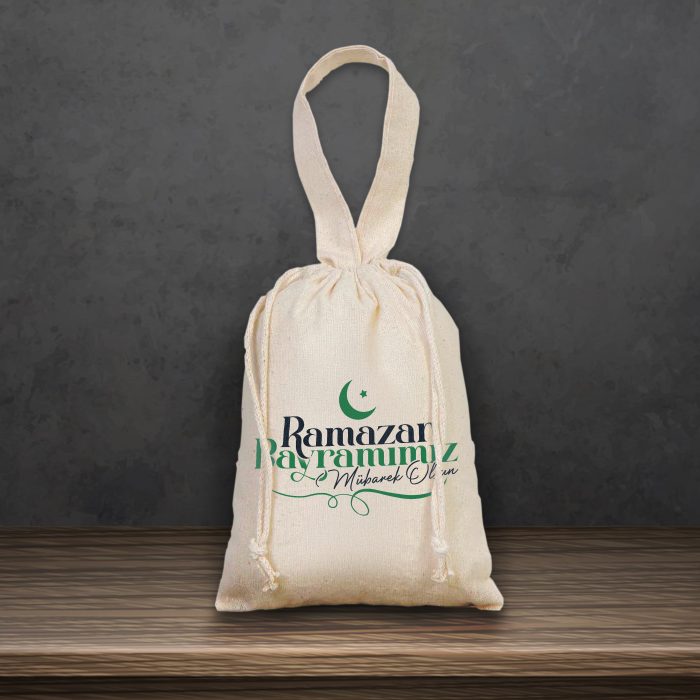 Özel Baskılı Kulplu Bez Kese